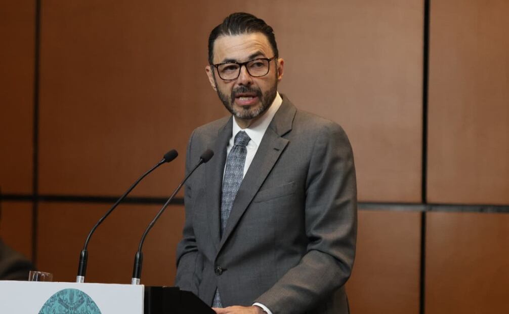 Aureliano Hernández Palacios Cardel, auditor Superior de la Federación,  durante la Primer Entrega de Informes Individuales de la cuenta pública 2025 en la Cámara de Diputados (30/06/2026). Foto: Carlos Mejía/ EL UNIVERSAL