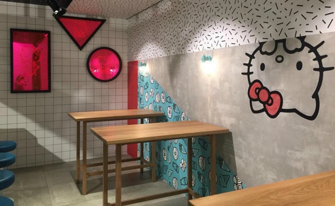 El diseño del restaurante de Hello Kitty Diner ha sido trabajado de la mano con Sanrio, creadores del personaje. (Foto: Instagram HelloKittyDinerAus)