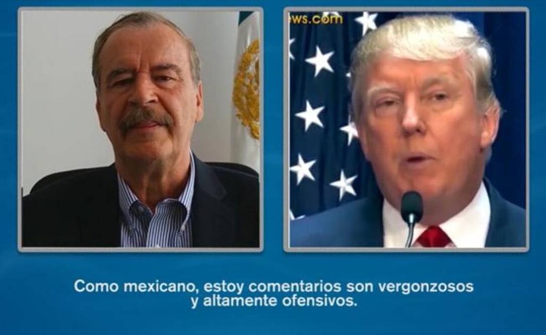 En su cuenta de Twitter, Vicente Fox subió un video en el que se muestran imágenes que simulan una discusión entre el ex mandatario