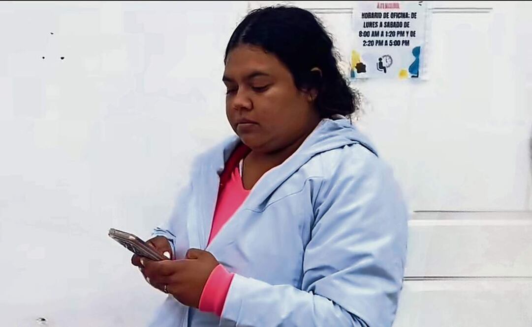 Daniela Acosta, de Honduras, asegura que si no le permiten ingresar a Estados Unidos, regresará a su país.  Foto: Sandra Tovar | El Universal (16/01/2025)