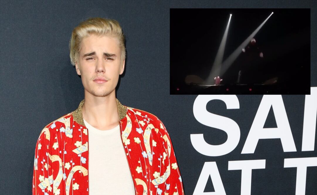 VIDEO Bieber sufre tremendo golpe tras caer del escenario