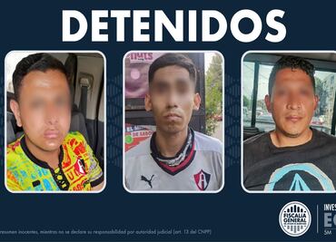 Detienen en Jalisco a 3 aficionados del Atlas por violencia en el estadio Corregidora