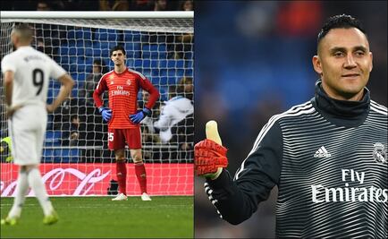 El Real Madrid con Keylor Navas y Thibaut Courtois