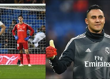 El Real Madrid con Keylor Navas y Thibaut Courtois