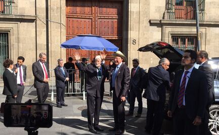Chris Dodd, asesor de Biden, se reúne con AMLO en Palacio Nacional por bicentenario de relaciones México-EU