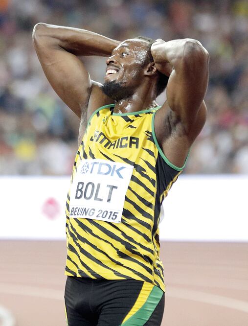 Usain ganó ahora en el relevo 4x100 libres; su tercera dorada en Beijing (LAVANDEIRA JR. EFE)