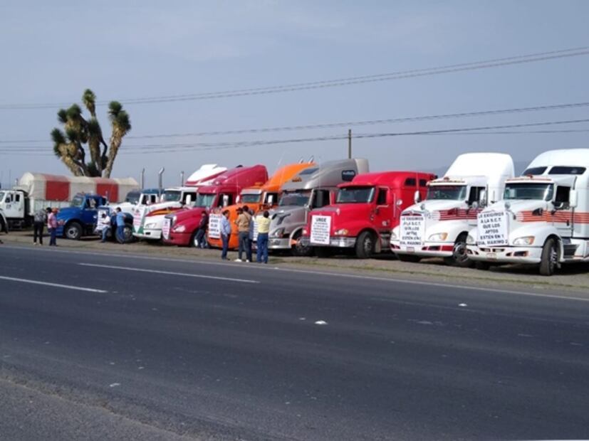 Transportistas de los estados se suman al paro convocado por la Amotac