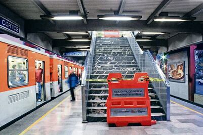 Línea 2 del STC Metro, con nuevas escaleras