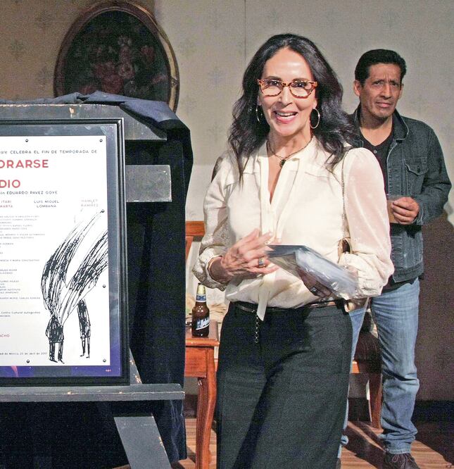 La actriz apoya una nueva ley de cinematografía que beneficie al cine nacional (CARLOS MEJÍA. EL UNIVERSAL)