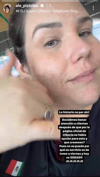 Ale Zavala comparte problemas en el aeropuerto