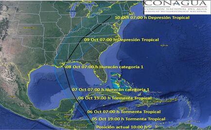 Pronostican que "Nate" se situará el viernes en costas de Q.Roo
