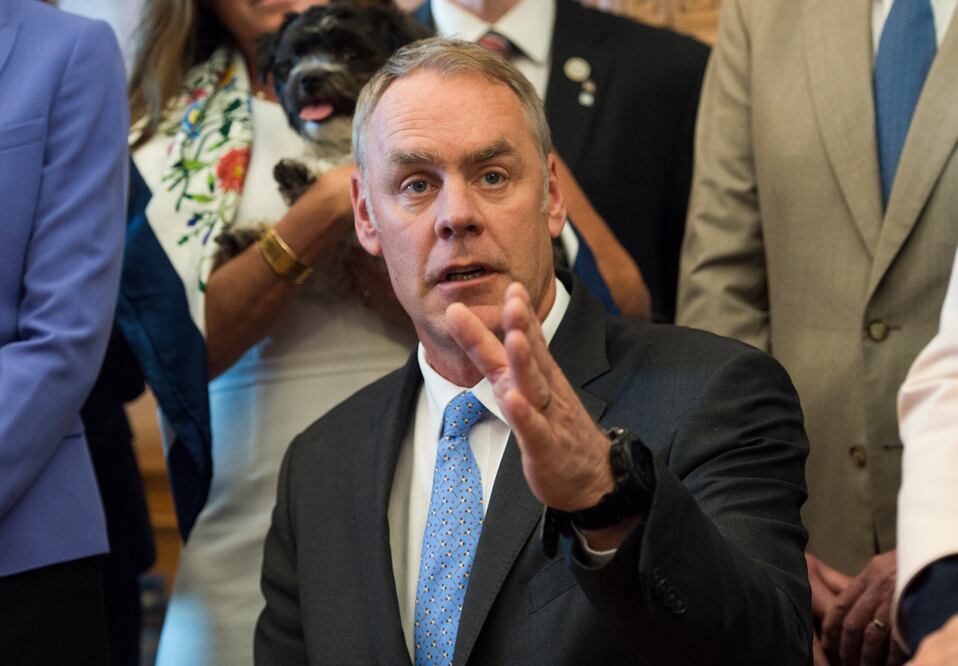 El secretario de Interior, Ryan Zinke (Foto: AP)