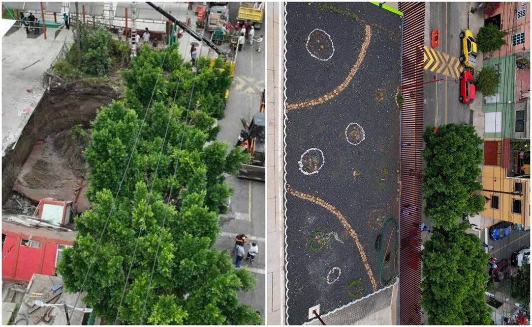 Rehabilitación del Deportivo Gertrudis Sánchez / Foto: Archivo y Especial