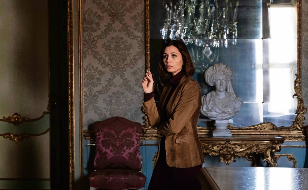 Anna Ferzetti interpreta a Dorotea, hija y confidente del presidente. Foto: MUBI