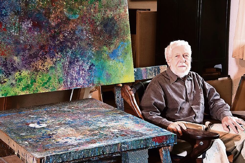 El artista expone entre 50 y 55 obras en El Mundo Mar del Tiempo (CORTESÍA: CENTRO CULTURAL ESTACIÓN INDIANILLA)