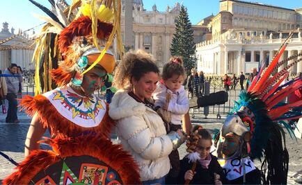 Danzantes mexicanos conquistan al Papa