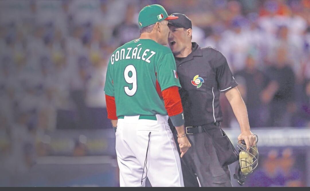 El mánager del equipo nacional fue expulsado ante las polémicas decisiones del ampáyer principal en el duelo del lunes ante Venezuela. (MIGUEL TOVAR. AFP)