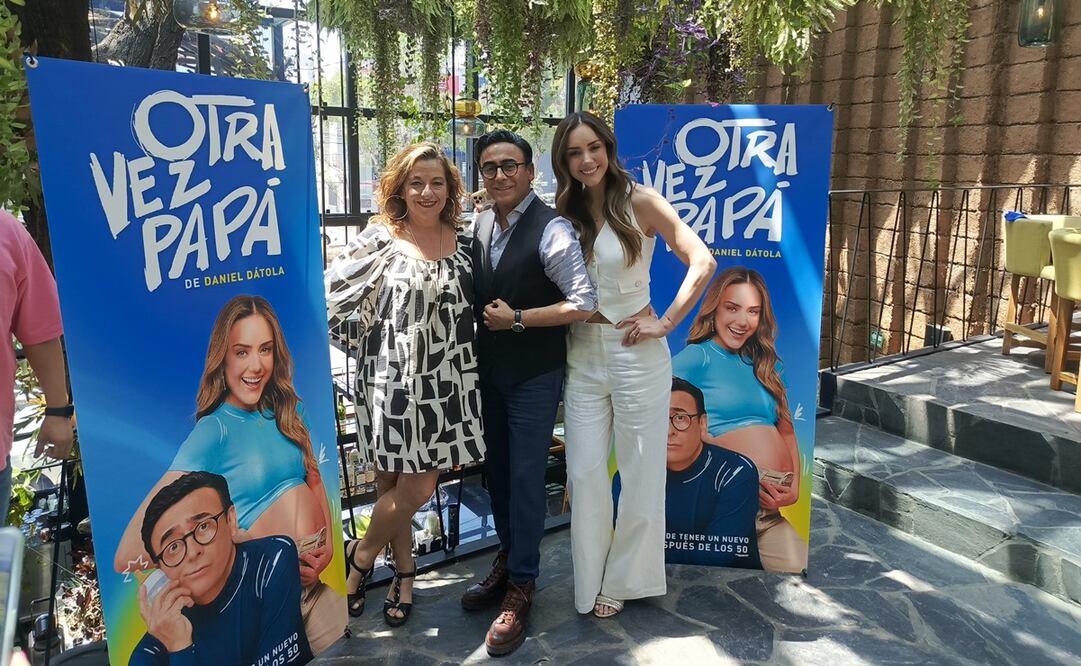 El conductor protagoniza la obra "Papá otra vez" junto a Ana Belena. Foto: Armando Pereda/ EL UNIVERSAL.