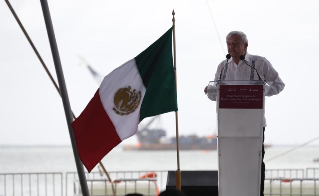 El presidente de México, Andrés Manuel López Obrador se encuentra en Campeche. Foto: Luis Cortés/EL UNIVERSAL