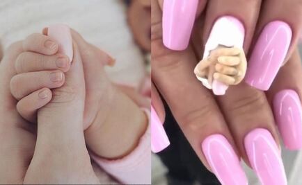 Crean un modelo de uñas inspiradas en la foto de Kylie Jenner con Stormi