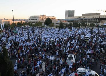 Más de 100 mil personas se manifiestan en Tel Aviv contra el gobierno de Israel