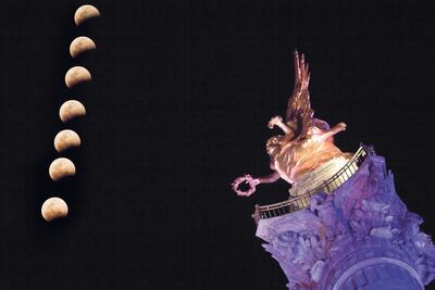 Así disfrutaron anoche la “Luna de sangre”