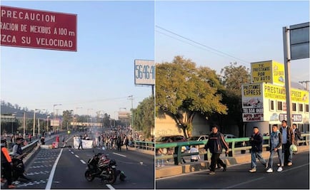 Bloqueo en la México-Pachuca afecta a pasajeros y automovilistas