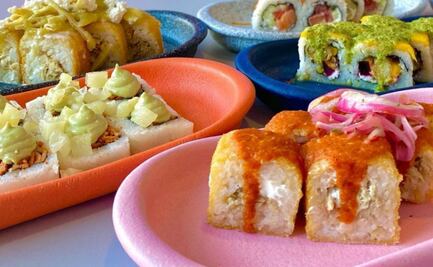 Sushi mexa, crean el sushi de pastor en la CDMX