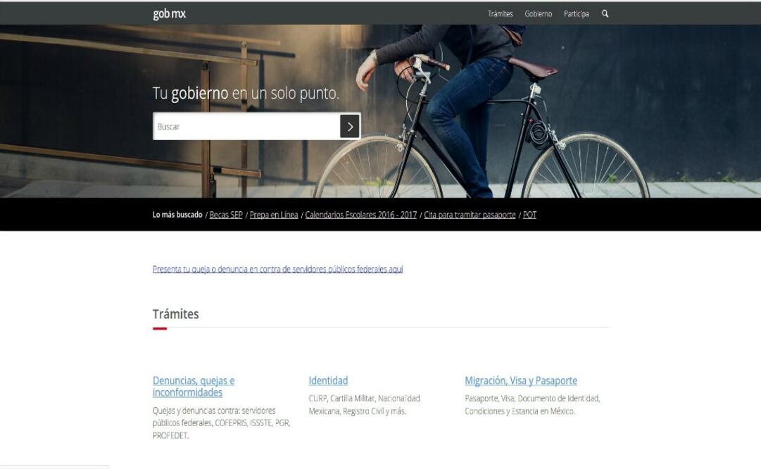 gob.mx permite consultar información desde la computadora, smartphone, tablet o cualquier dispositivo móvil