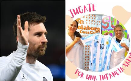 Messi dona jersey firmado para ayudar a un hospital infantil en Argentina