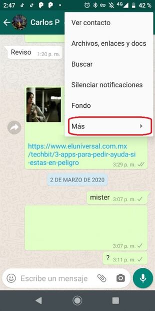 ¿Cómo entrar al chat de un contacto en WhatsApp sin abrir la app?