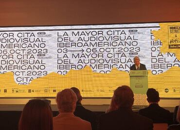 Inauguran “Iberseries & Platino Industrias” con protesta por la propiedad intelectual