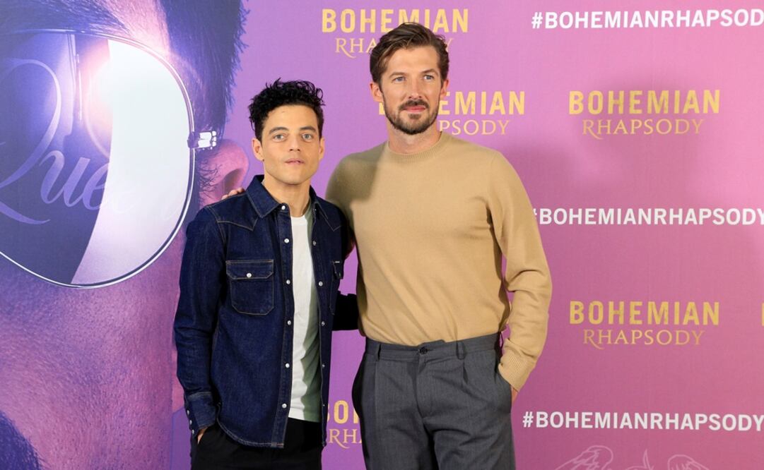 Rami Malek (izquierda) encarna a Freddie Mercury. Foto: EFE