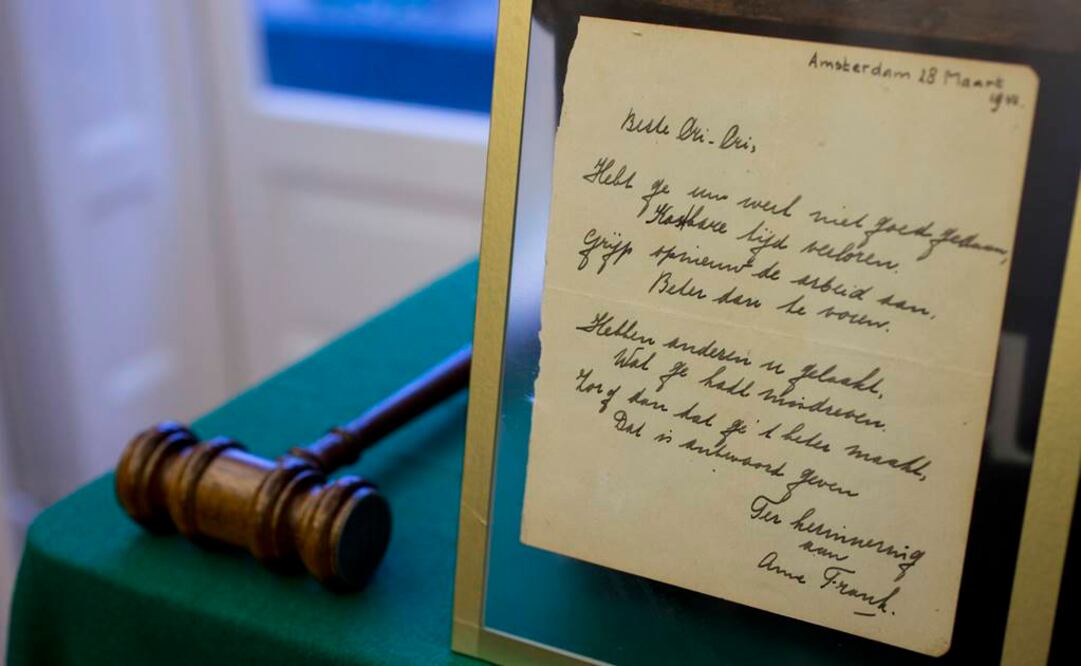 Las obras literarias de Ana Frank son escasas. FOTO: AP.