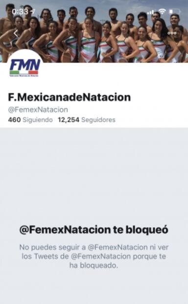 La Federación Mexicana de Natación bloquea a periodistas