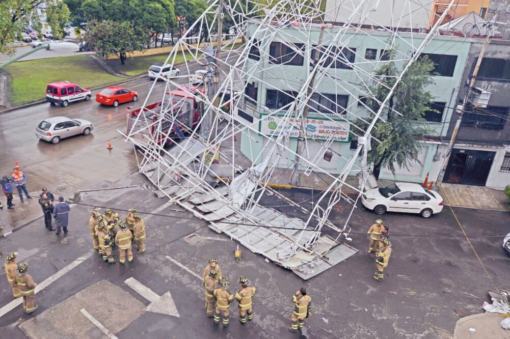 Daños. La racha de viento más fuerte se registró a principios de este año, cuando la velocidad del aire alcanzó los 65 kilómetros por hora (ARCHIVO EL UNIVERSAL)