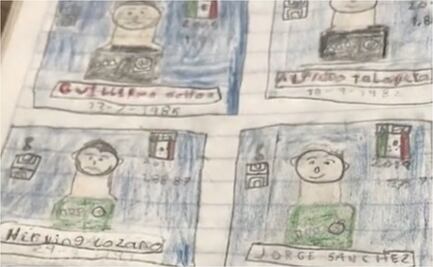 VIDEO: Niño hace su álbum y dibuja a toda la Selección Mexicana