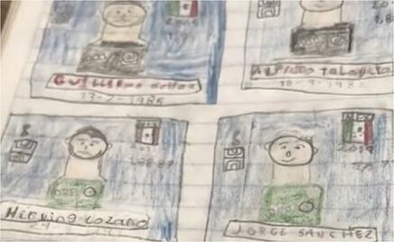 VIDEO: Niño hace su álbum y dibuja a toda la Selección Mexicana