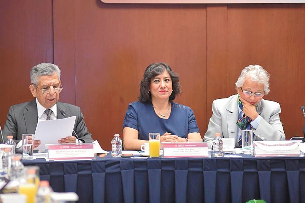 Eréndira Sandoval dice que el acuerdo con el INE busca generar reportes de la evolución patrimonial de funcionarios. Foto: ARCHIVO EL UNIVERSAL