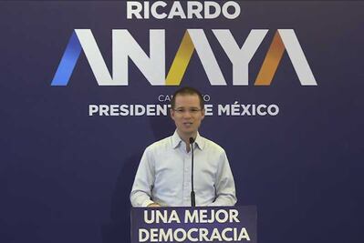 Que Andrés Manuel se tome un Amlodipino y vuelva al amor y paz, dice Ricardo Anaya 