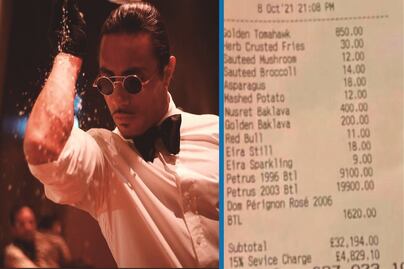 Van a nuevo restaurante y les cobran más de 1 millón de pesos