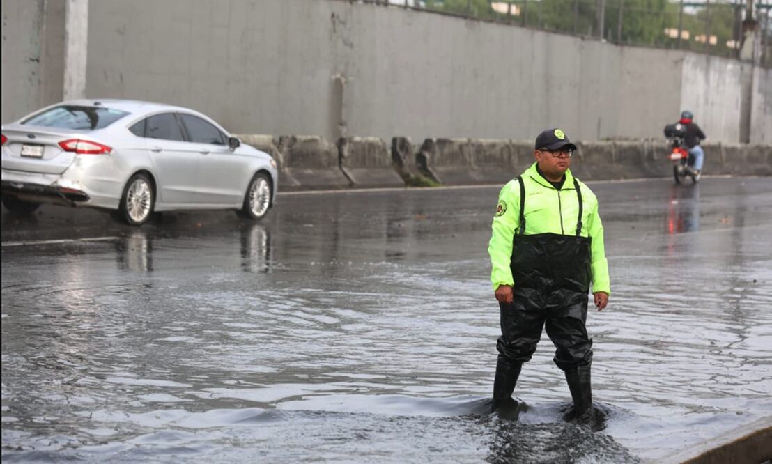Lluvias fuertes e inundaciones en la CDMX. Foto: Francisco Rodríguez/EL UNIVERSAL