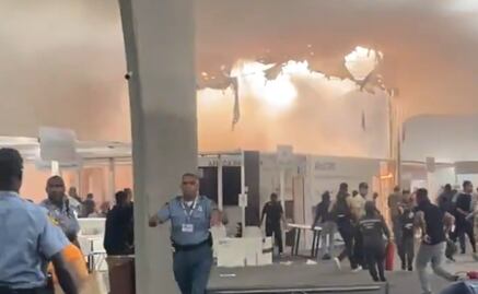 VIDEO: Incendio en sede de la COP30 provoca evacuación de asistentes a la cumbre climática en Brasil