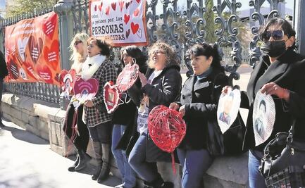 Madres buscadoras protestan en Catedral