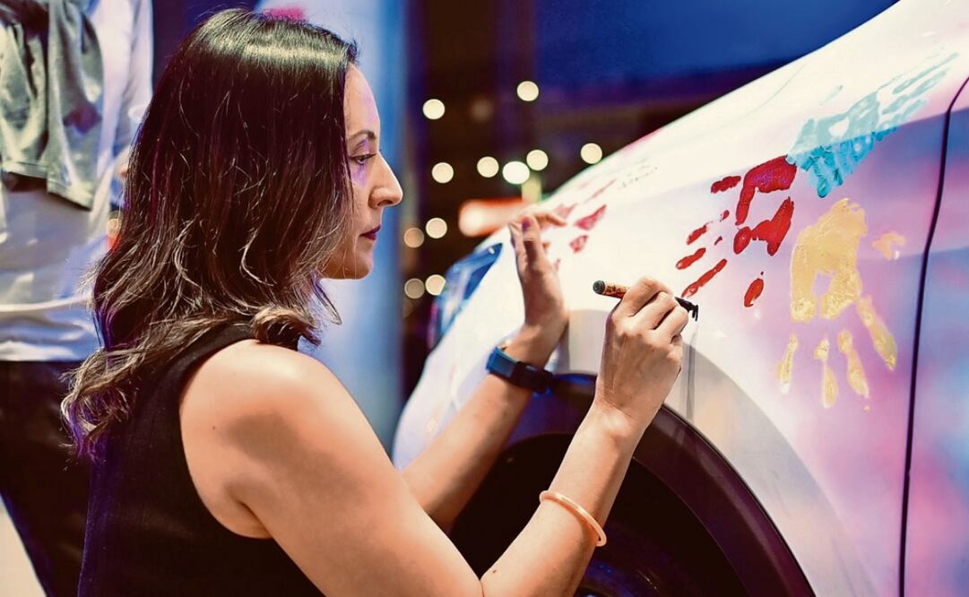 Participación de Culturalmente Responsable en una activación con “Alta movilidad AC” que impulsa el arte en la comunidad desde la sociedad civil. Foto: Yaretzy Osnaya | El Universal