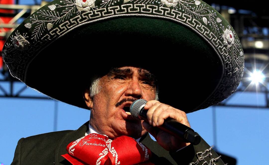 Vicente Fernández. Foto: Archivo AFP