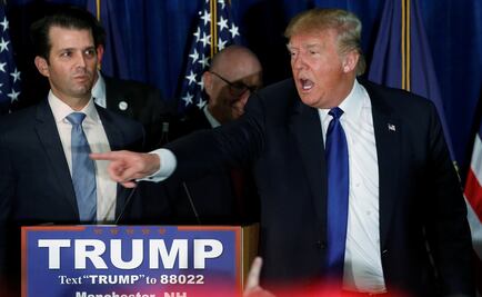 Trump defiende a su hijo y arremete contra la prensa