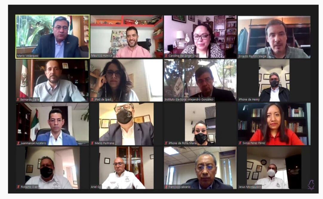 El titular de los TGM destacó el compromiso que atraviesa la alianza de la paraestatal con el IECM, a efecto de garantizar un proceso democrático y cívico pleno. Foto: Especial