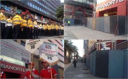 Amanece Centro 'blindado' por marchas del Día del Trabajo