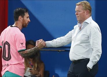 Koeman rompe el silencio y habla de su relación con Messi y Luis Suárez